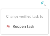 Image of Drop-downMenu for Verified Tasks